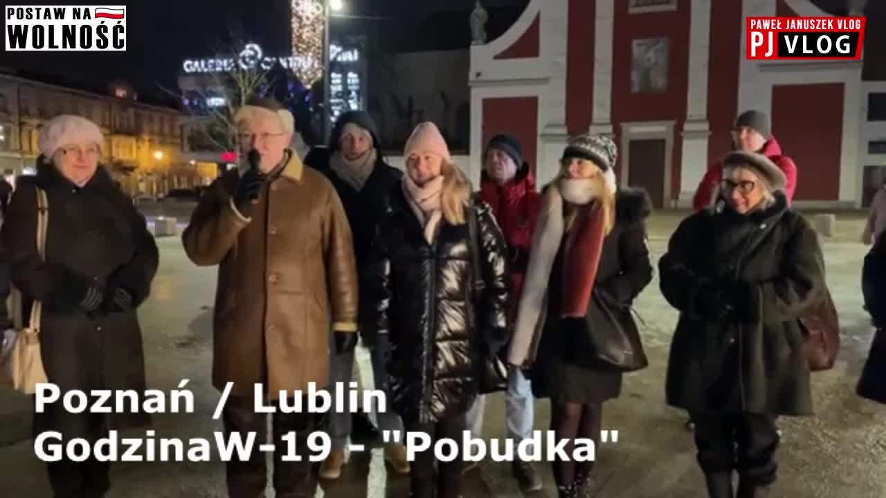 GodzinaW-19 - Pobudka. Poznań, Lublin, Polska