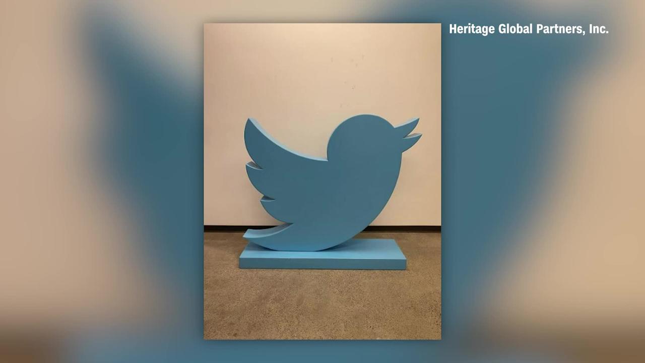Twitter auctions off office supplies, electronics and memorabilia online