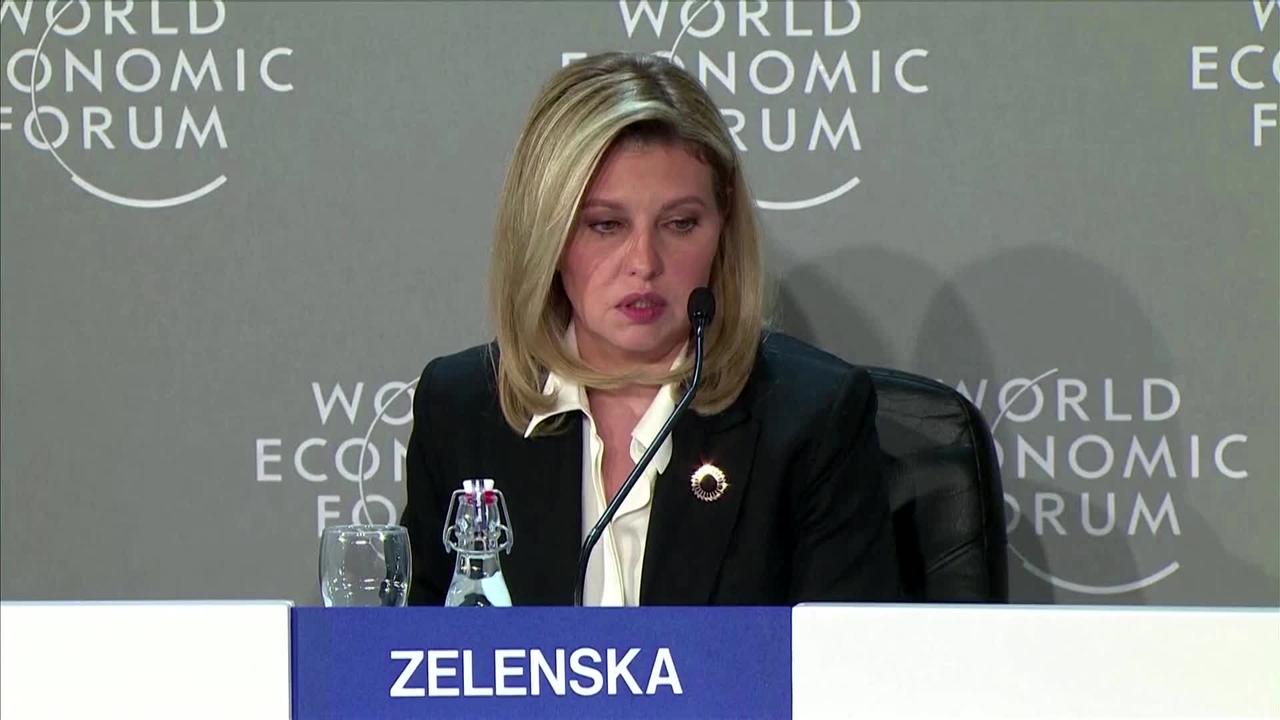 Ukraine's first lady speaks on helicopter crash