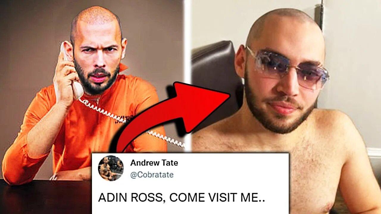 Adin Ross ACCEPTS Andrew Tate Offer To Visit Him In Jail
