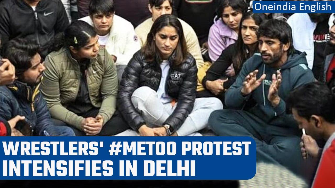 Wrestlers’ #Metoo protest: Demonstrations against WFI continues in Delhi | Oneindia News *News
