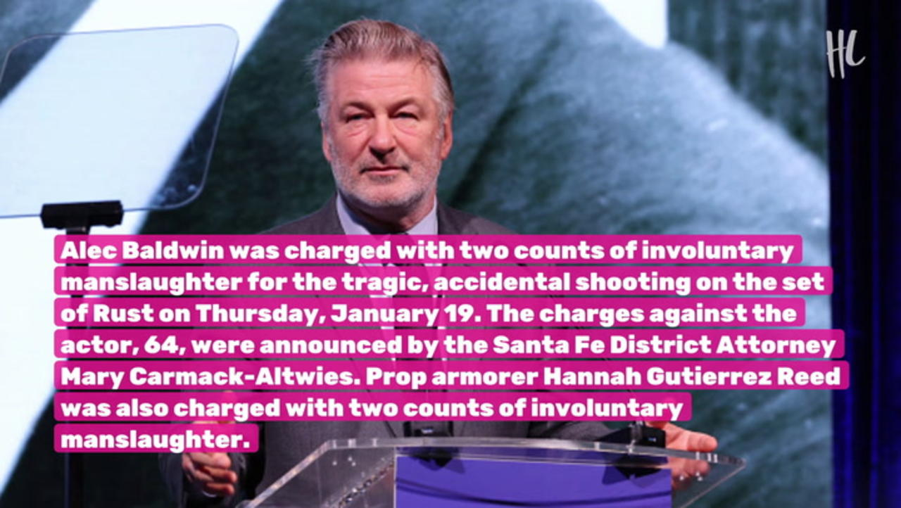 Alec Baldwin Charged With Involuntary Manslaughter