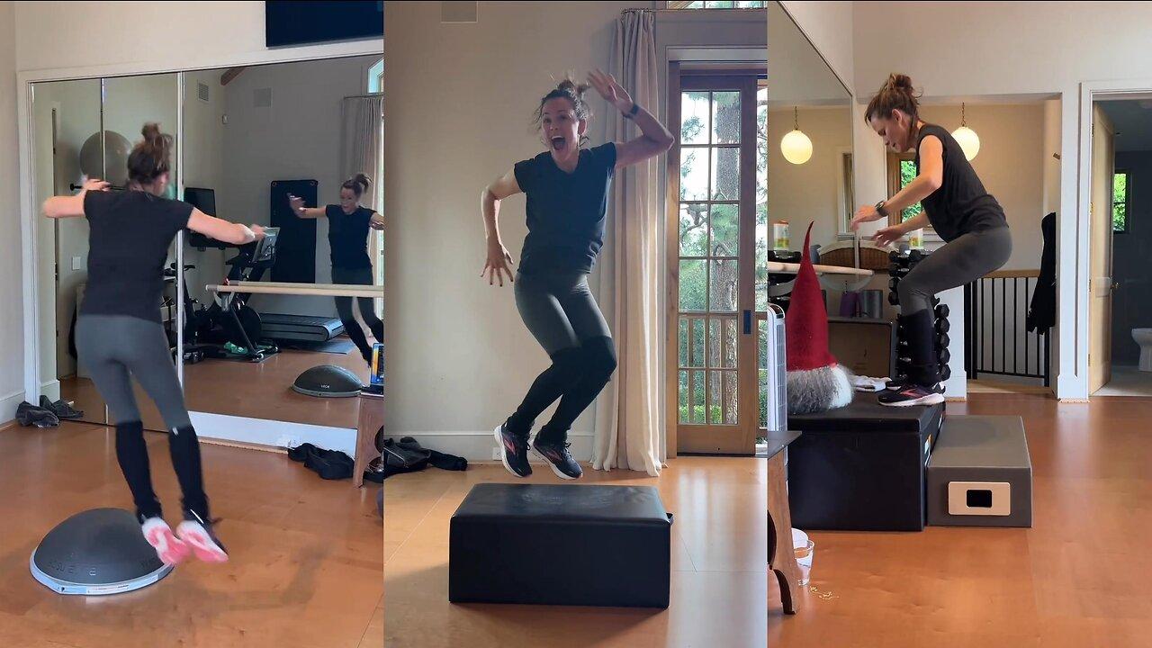 How Jennifer Garner Enjoys Workout
