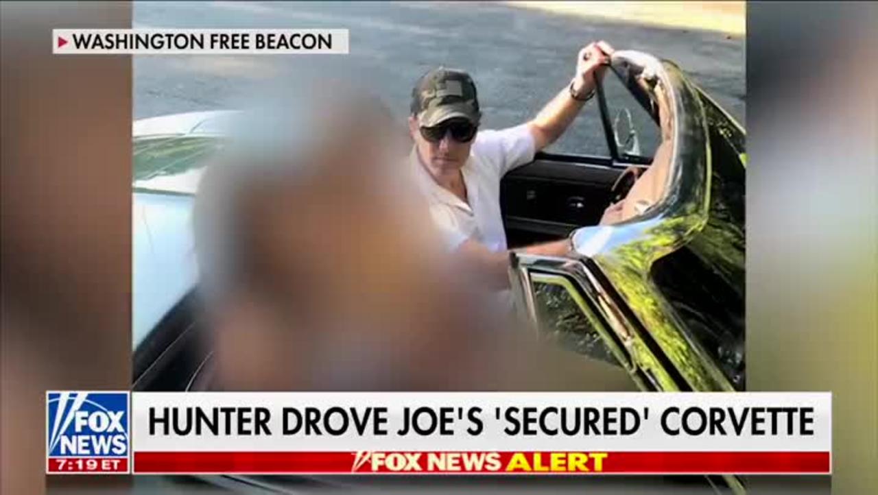 Hunter Biden Caught Driving Corvette Parked Next To Classified Docs