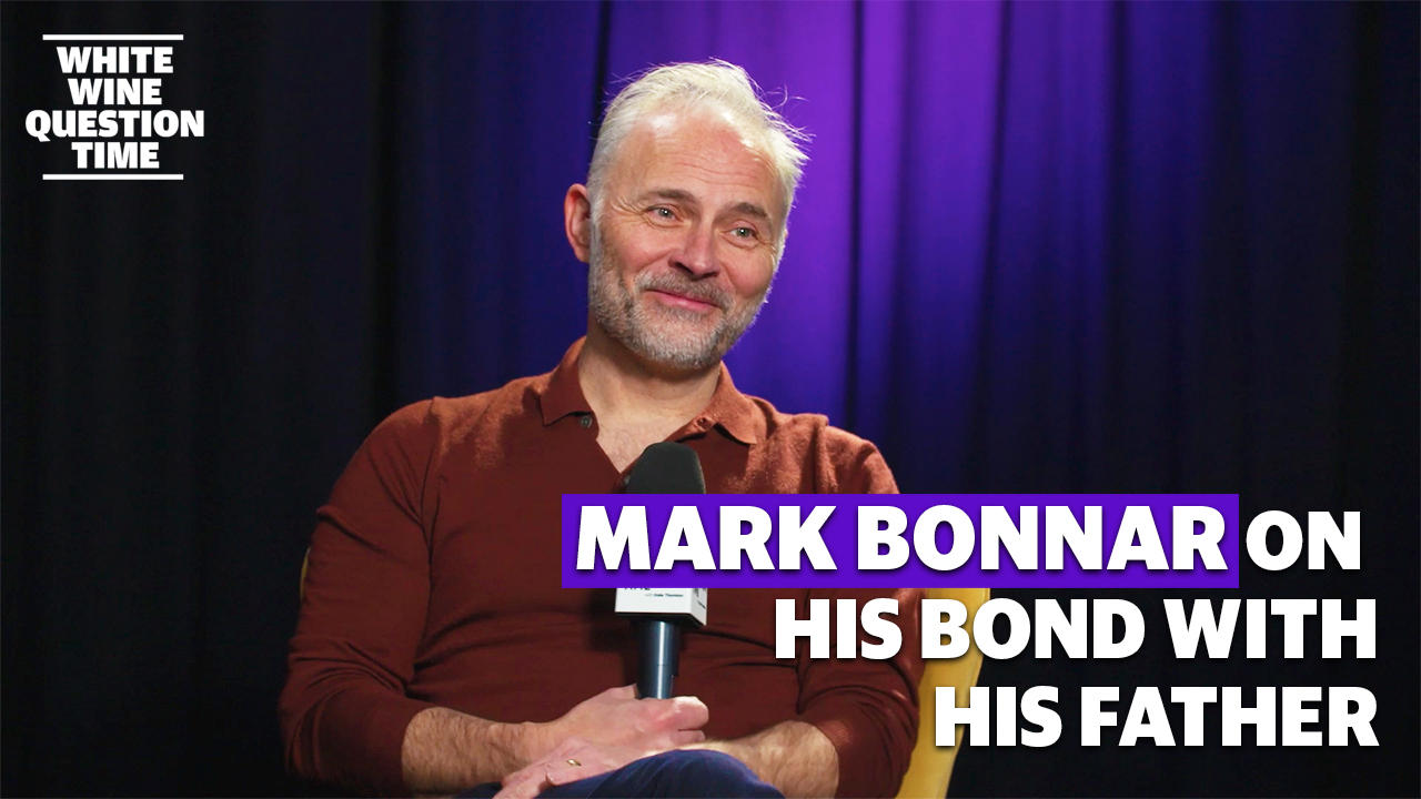 Actor Mark Bonnar is moved to tears over a quote he read from his father