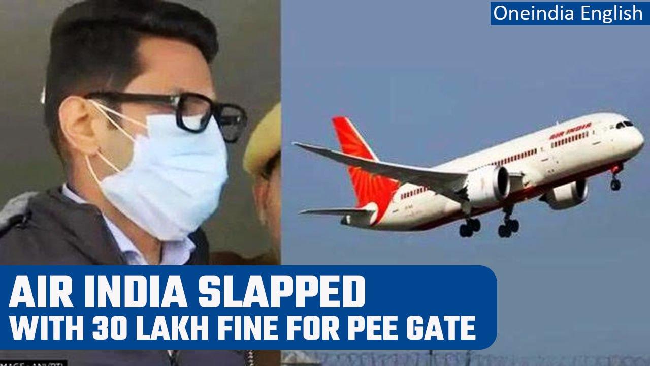 Air India Pee Gate: DGCA slaps 30 lakh fine on the airline, pilot suspended | Oneindia News *News
