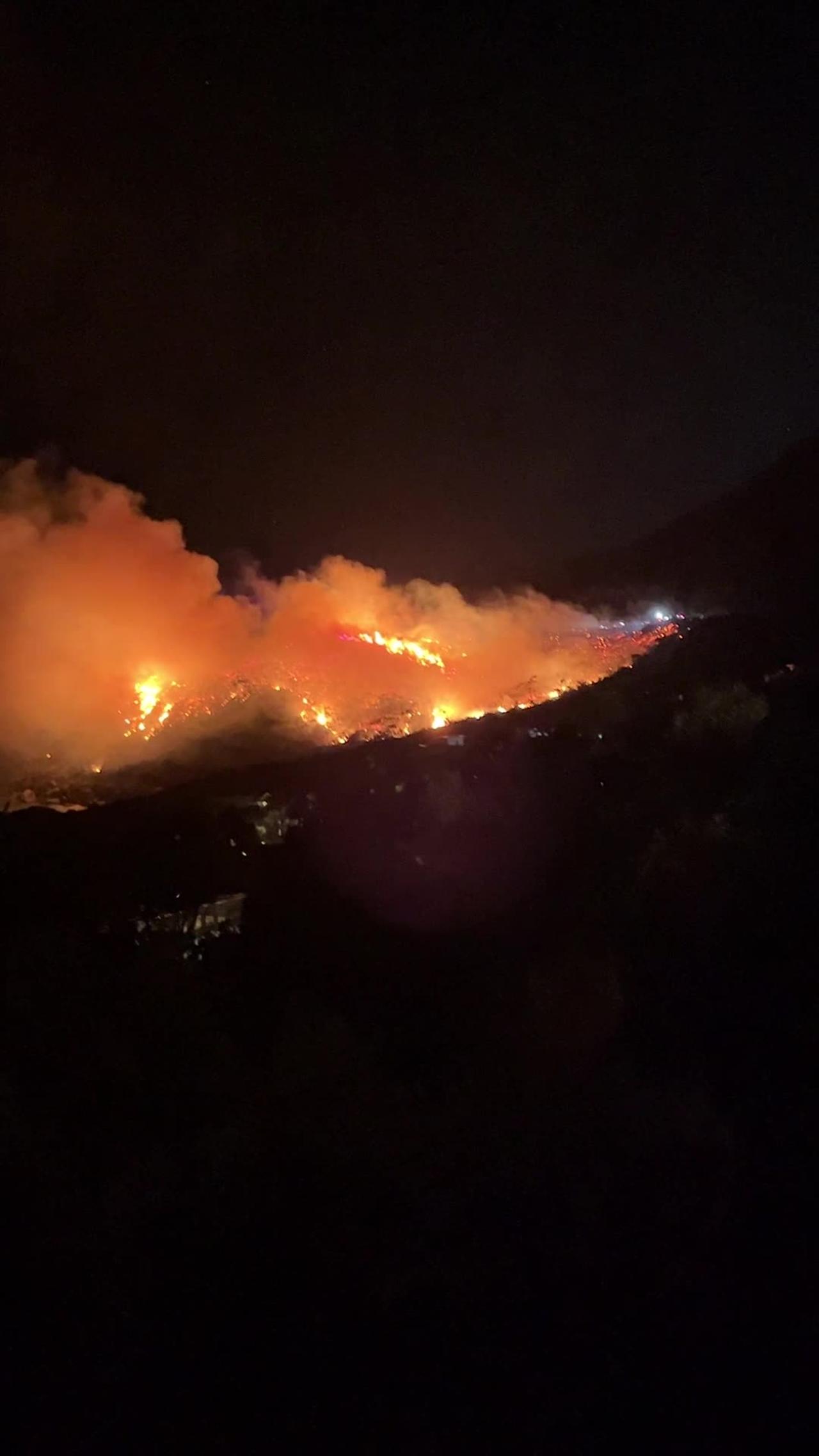 Fire in Llandudno Misses Luckily Misses Homes One News Page VIDEO