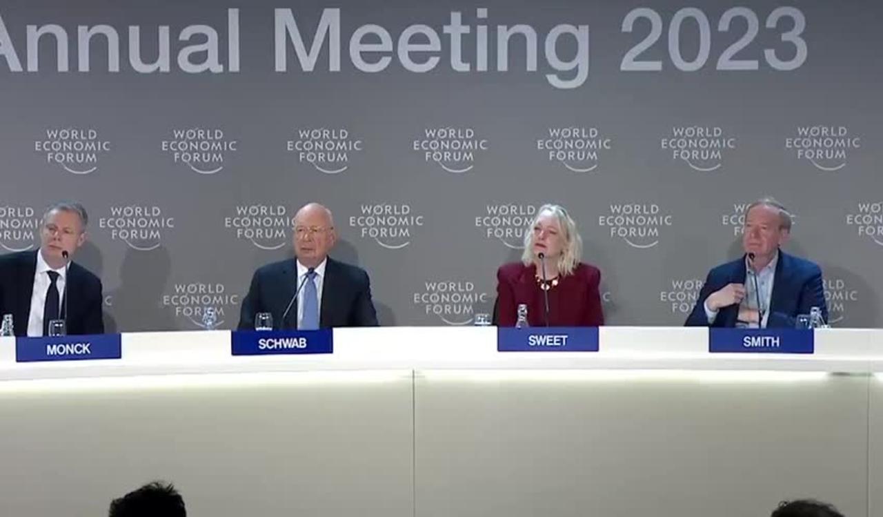 Davos: Schwab says that the WEF’s new “Global Collaboration Village” in the Metaverse can be trusted because Interpol is i