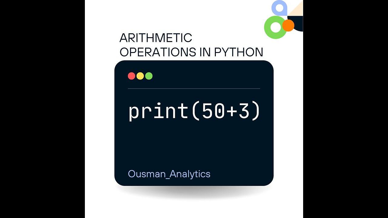 WHAT ARE THE ARITHMETIC EXPRESSIONS IN PYTHON - One News Page VIDEO