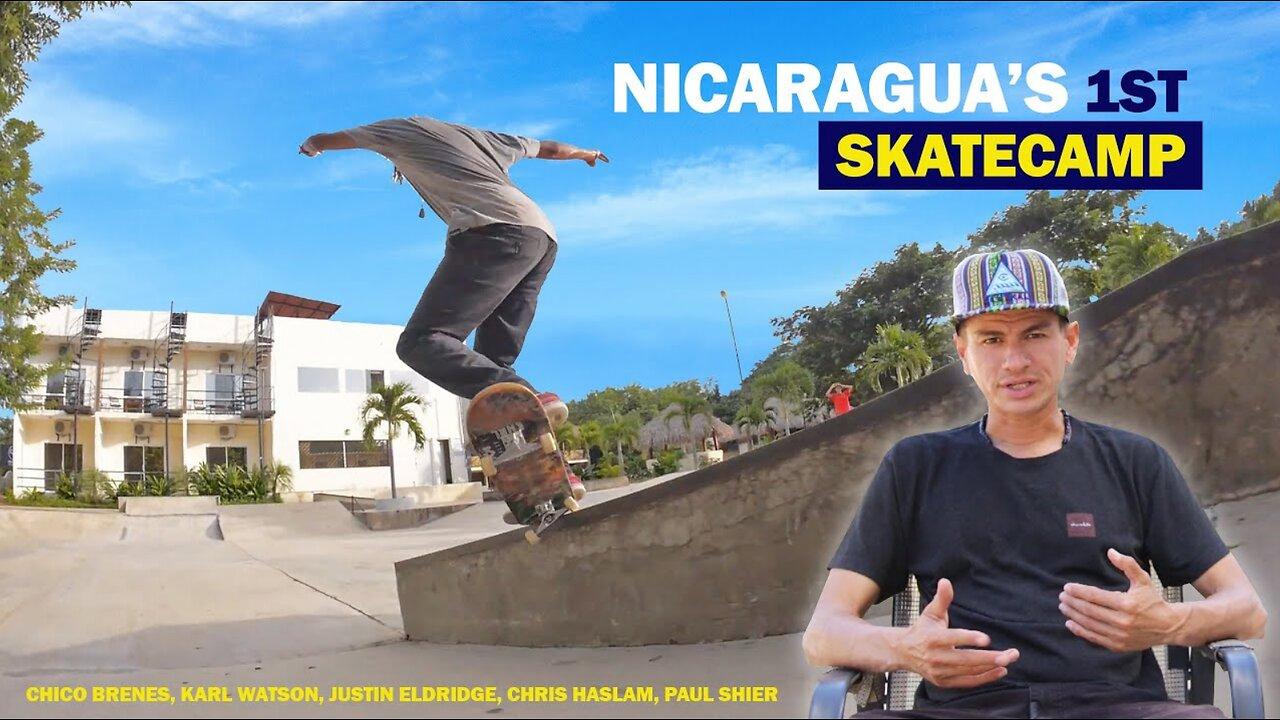 NICARAGUAS 1ST SKATE CAMP WITH PRO SKATERS One News Page VIDEO