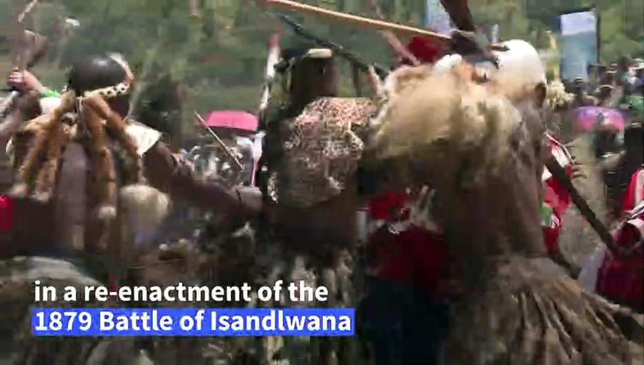 Zulus reenact Battle of Isandlwana 144 years One News Page VIDEO