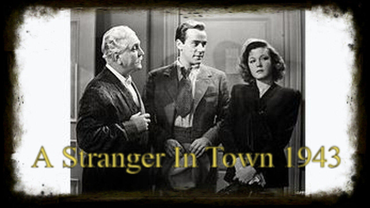 A Stranger In Town 1943 | Film Noir | Vintage Spy Movies | Classic  Drama Movies