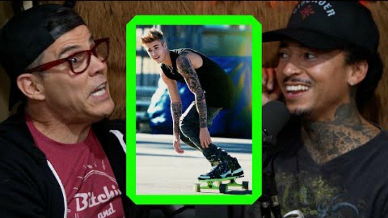 Nyjah Huston Critiquing Justin Bieber | Wild Ride! Clips