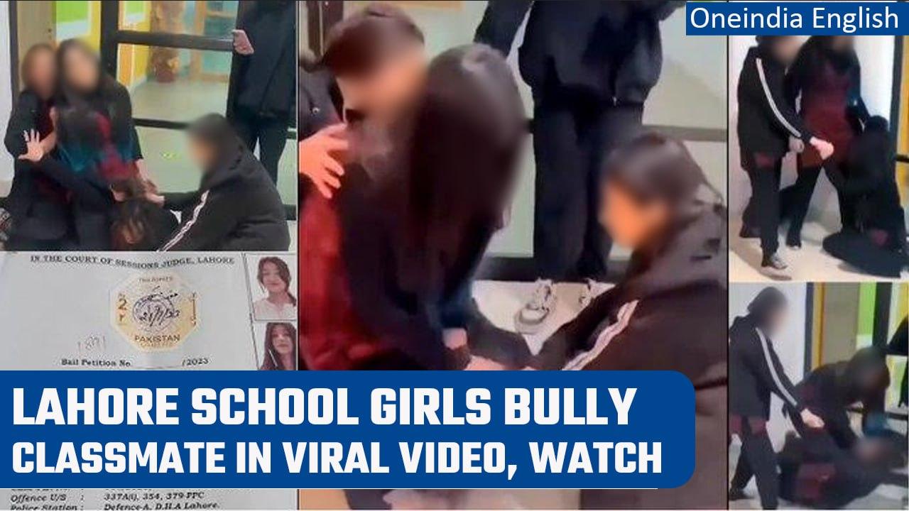 Pakistan Viral video: Girl thrashed by classmates at school | Watch | Oneindia News *International
