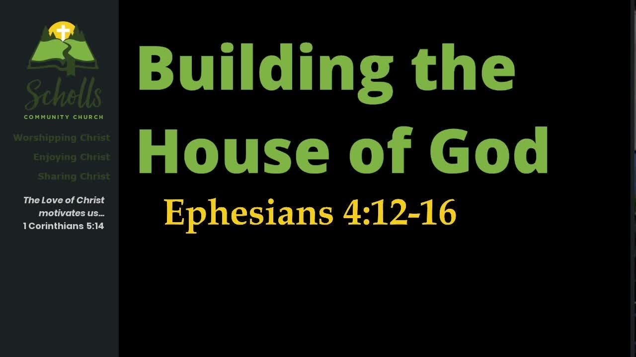 Building the House of God One News Page VIDEO