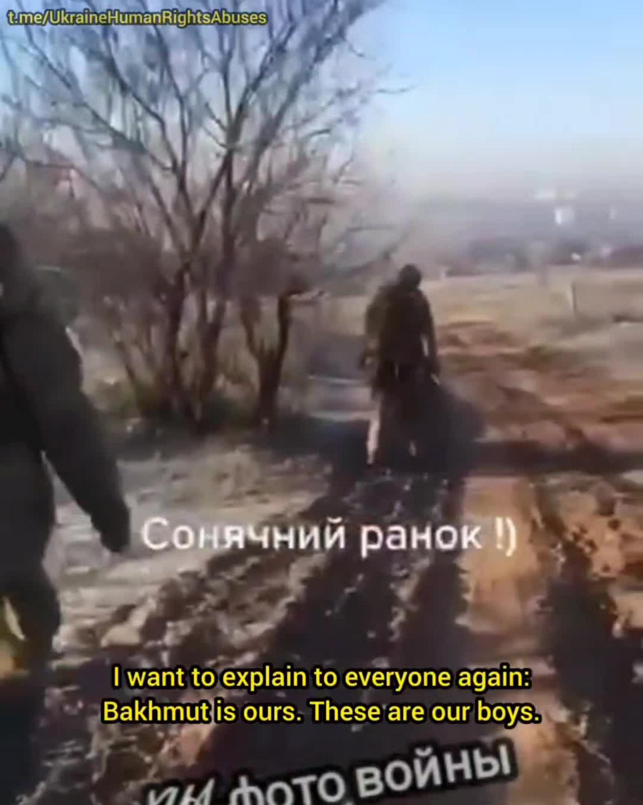 Ukrainian report from the Bakhmut meat grinder One News Page VIDEO