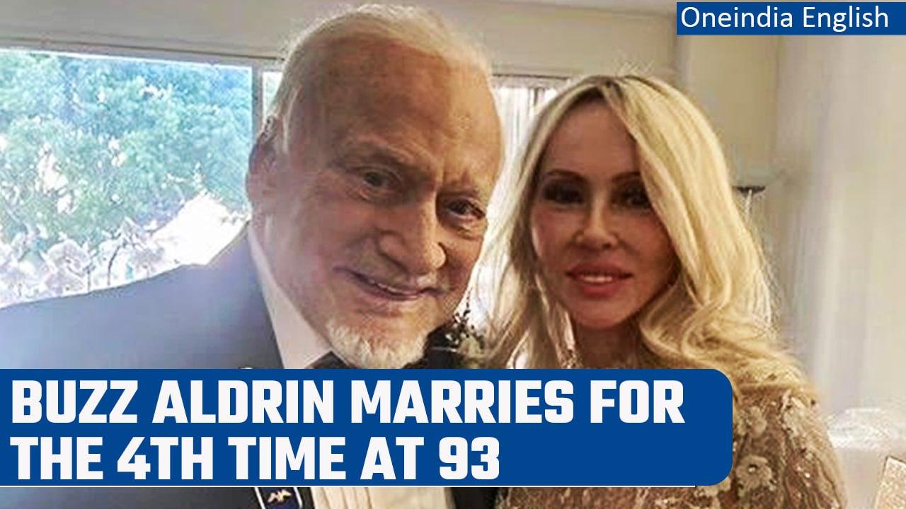 Buzz Aldrin, the 2nd man on moon, marries on his 93rd birthday | Oneindia News *News