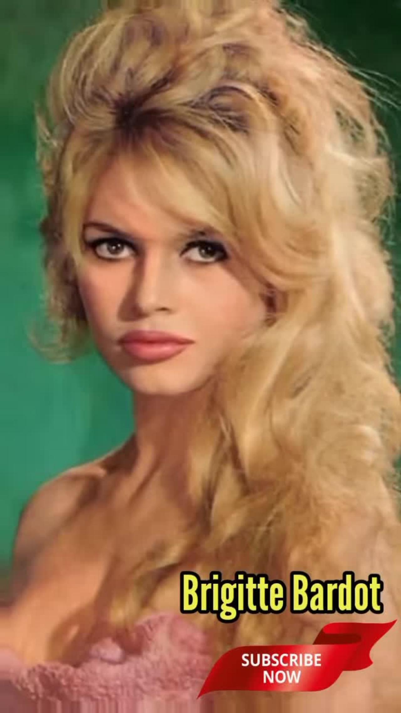 Evolution of Brigitte Bardot #shorts