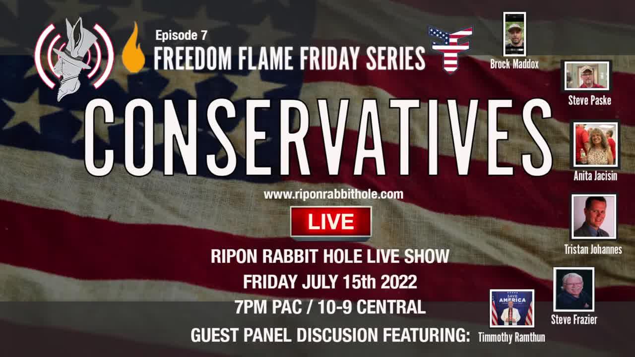 Freedom Flame Friday series with FFCW: CONSERVATIVES
