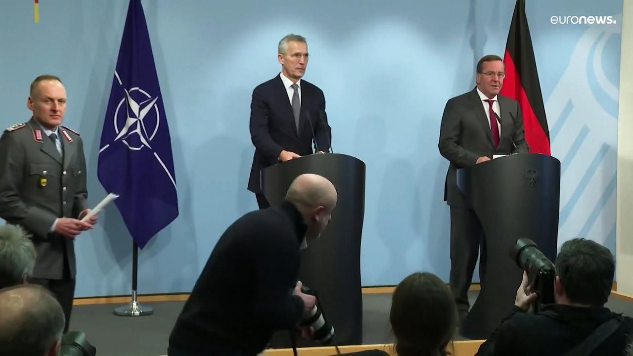 Jens Stoltenberg 'confident' there will be a solution soon on German tanks debacle