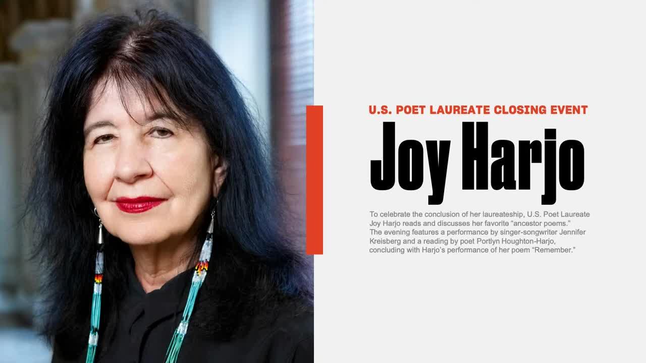 U.S. Poet Laureate Joy Harjo Closing Event