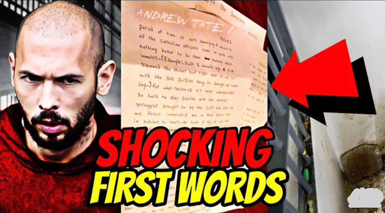 Andrew Tate First Words LETTER From Jail