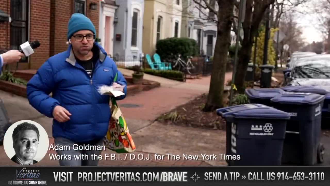 Hack NY Times Journo Shakes Like a Coward When Confronted by James O'Keefe