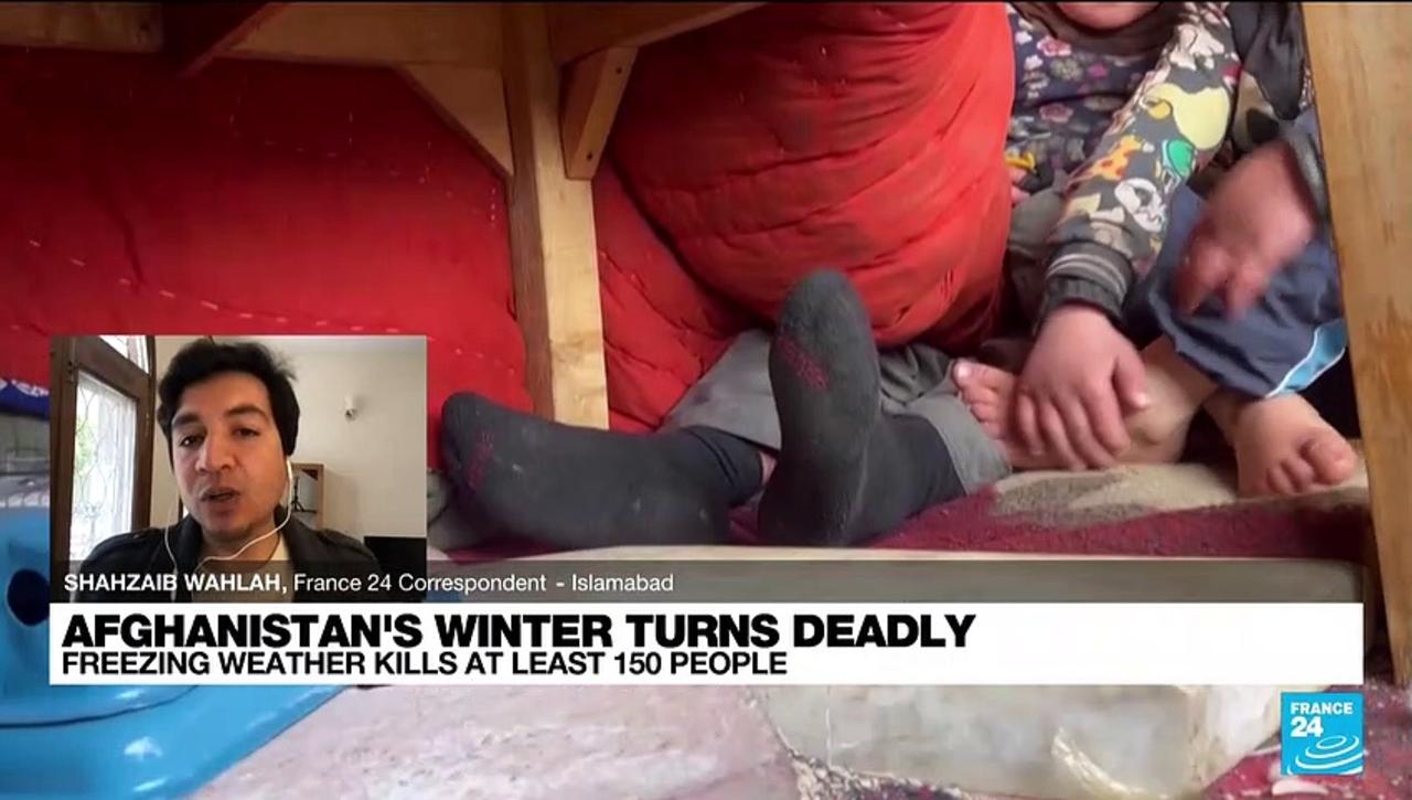 Afghanistan's winter turns deadly, killing at least 150 people