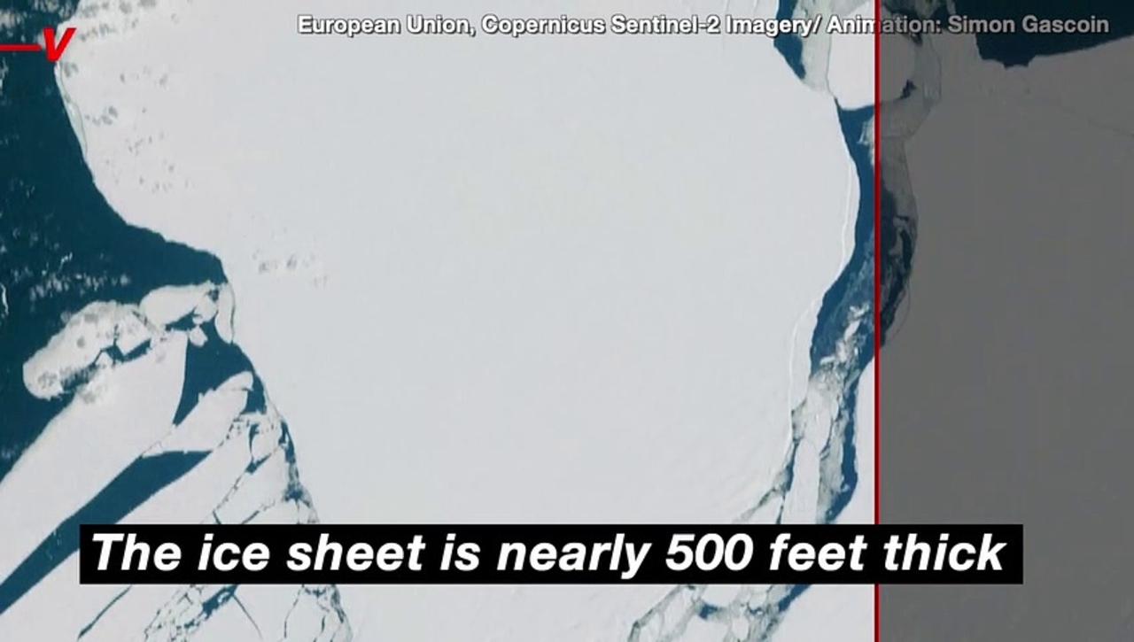Massive ‘London-Sized’ Piece of Ice Just Broke Off Antarctic Ice Shelf
