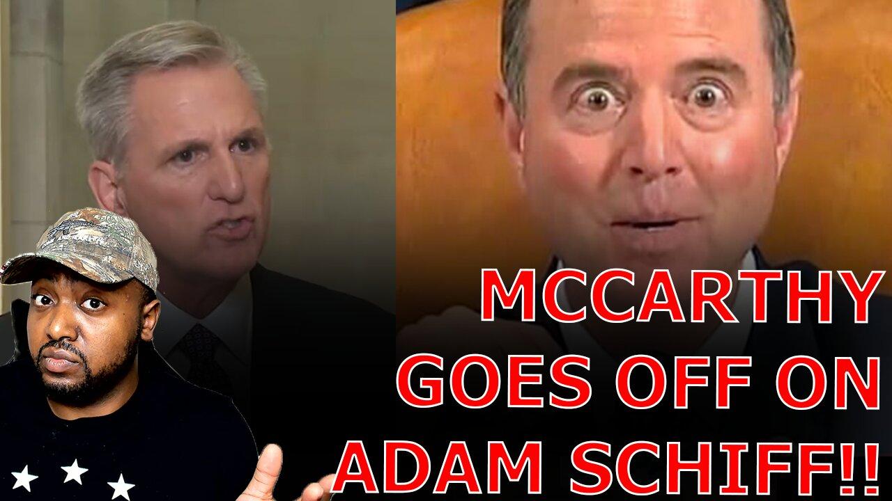 Kevin McCarthy GOES OFF ON Liberal Reporter Questioning Kicking Adam Schiff Off The Intel Committee!
