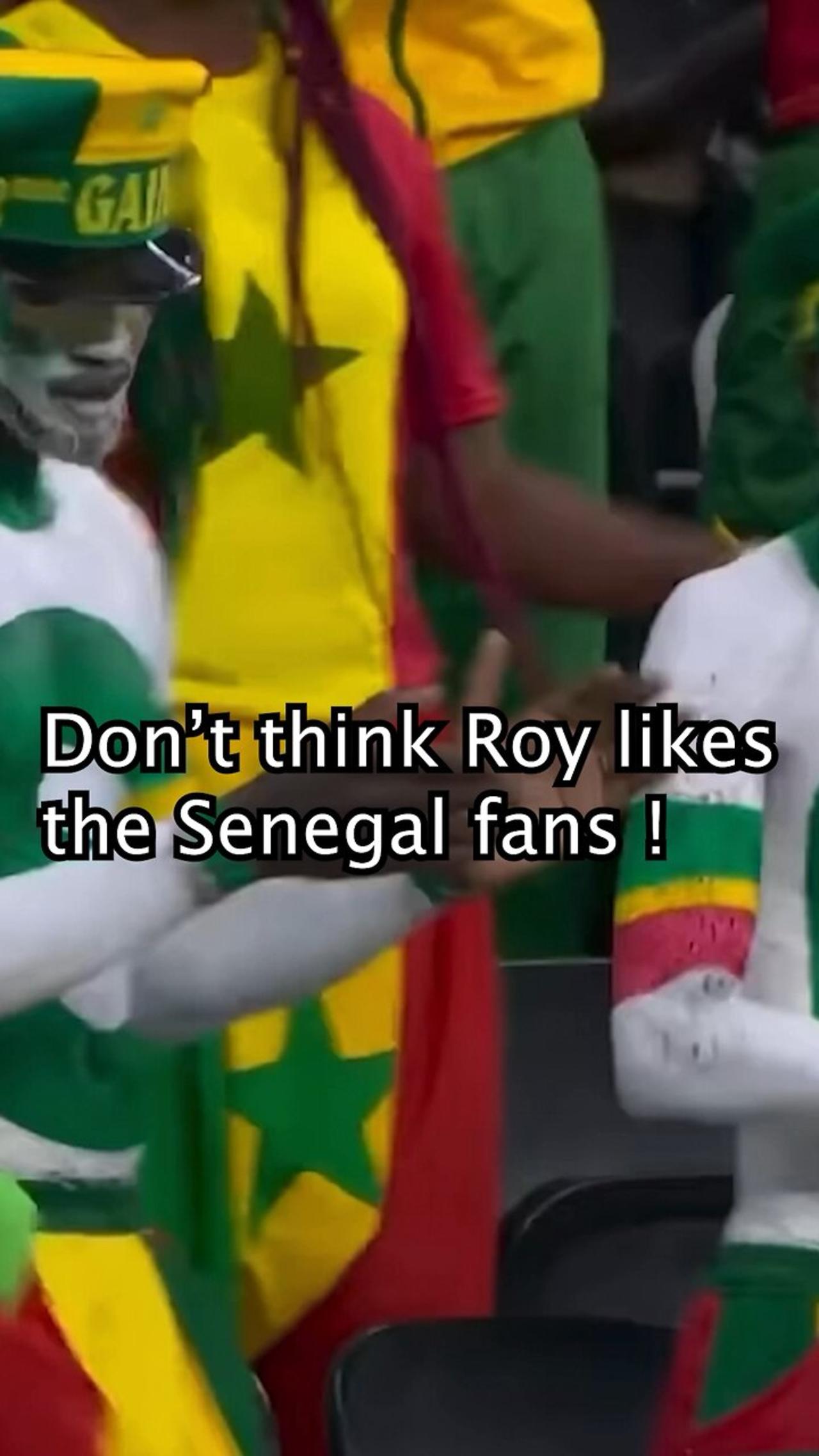 Roy Keane on Senegalese fans 🤣