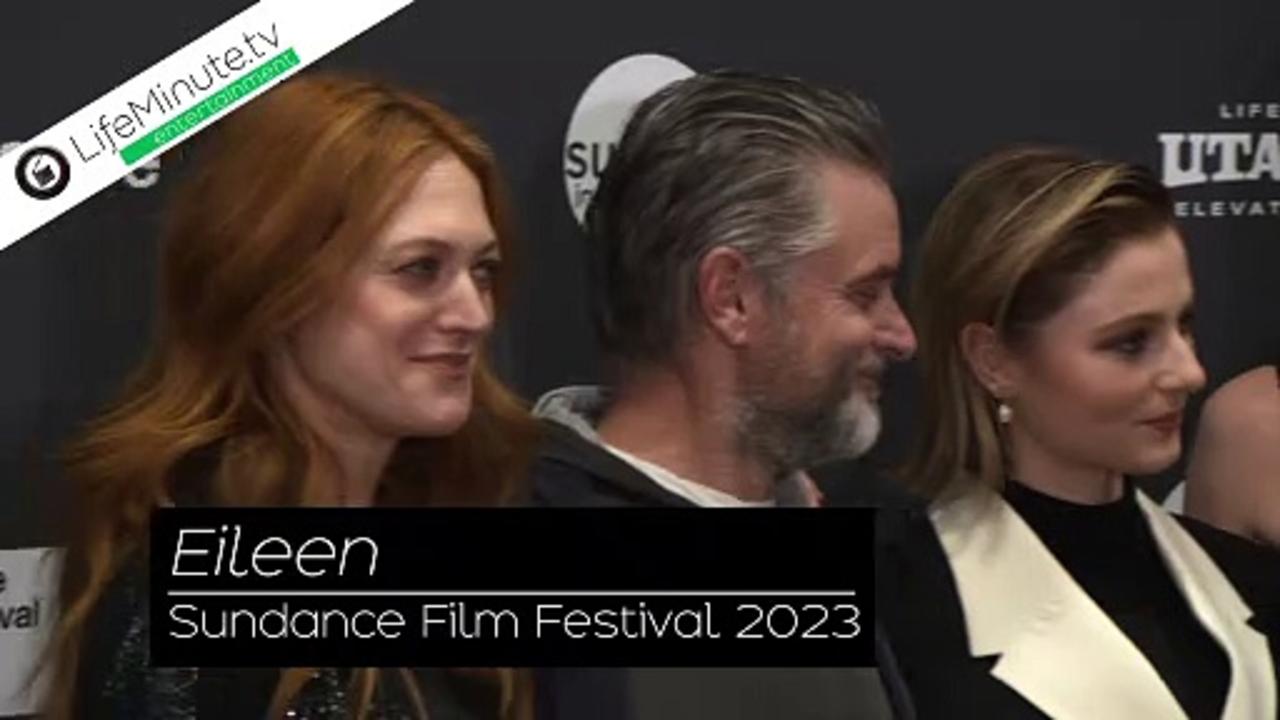 Anne Hathaway, Thomasin McKenzie, Shea Whigham, and Marin Ireland at Premiere of Psychological Thriller Eileen at Sundance Film 