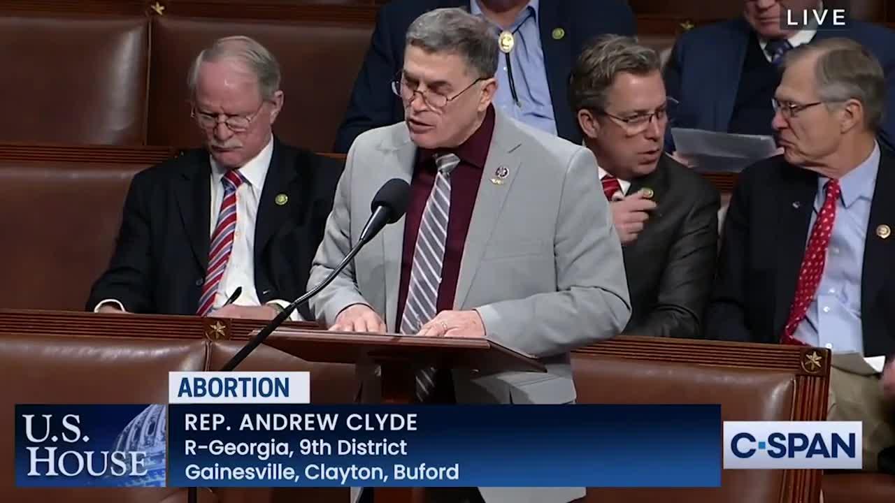 Rep. Andrew Clyde Continues to Fight for the Sanctity of Life