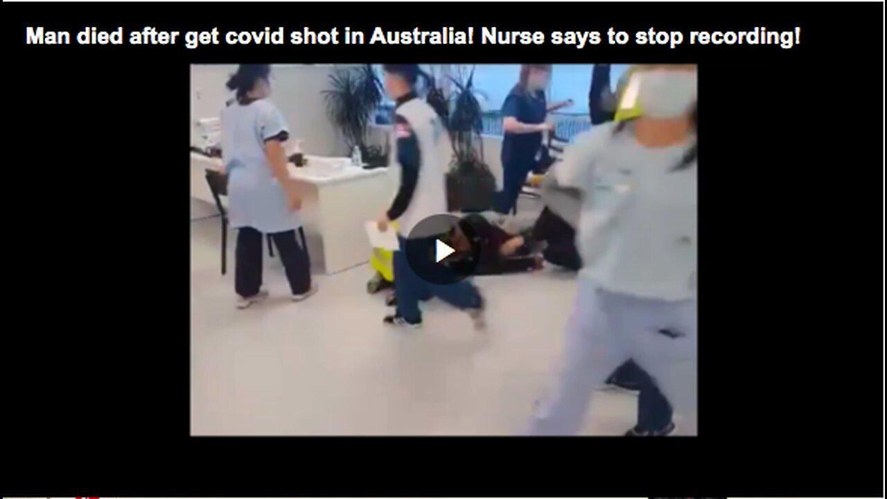 Man died shortly in Sydney, Australia after being injected with the COVID-19 vaccine