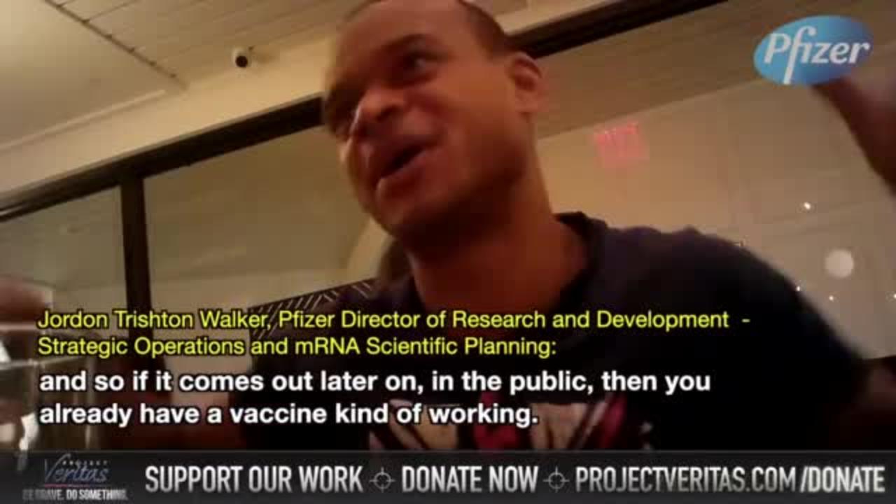 💥🔥💉 Project Veritas Exposes Pfizer Executive Discussing "Mutating" the Covid-19 Virus to Create New Vaccines 