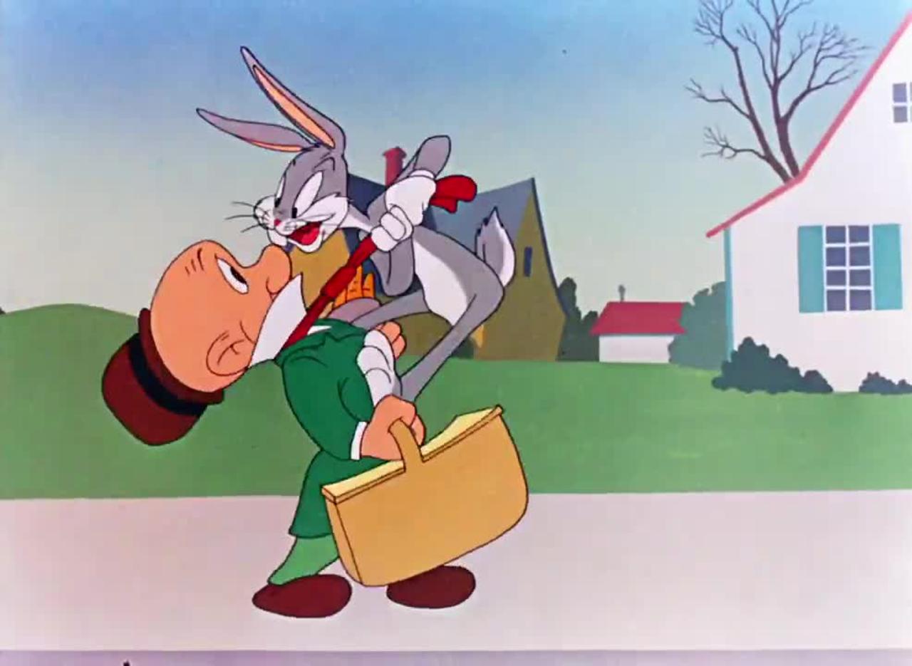 Hare Tonic ,,,, 1945  cartoon
