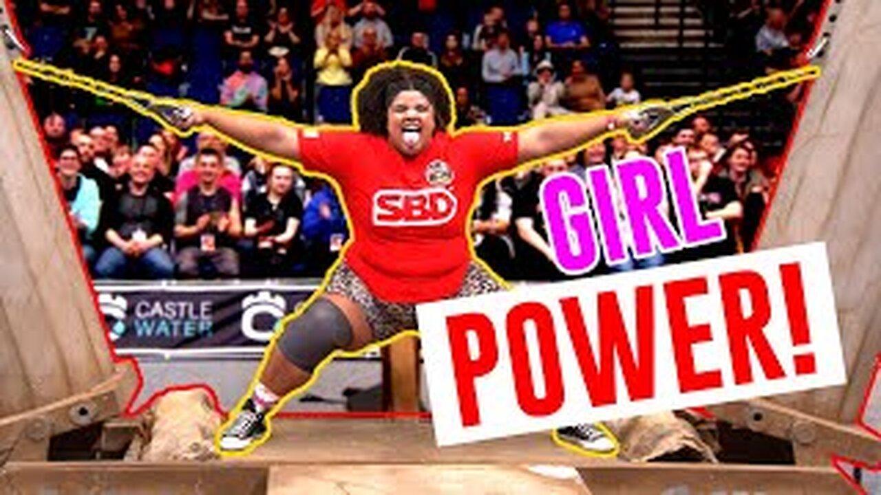 Strongwoman BEATS World’s Strongest Men on the brutal Hercules Hold!