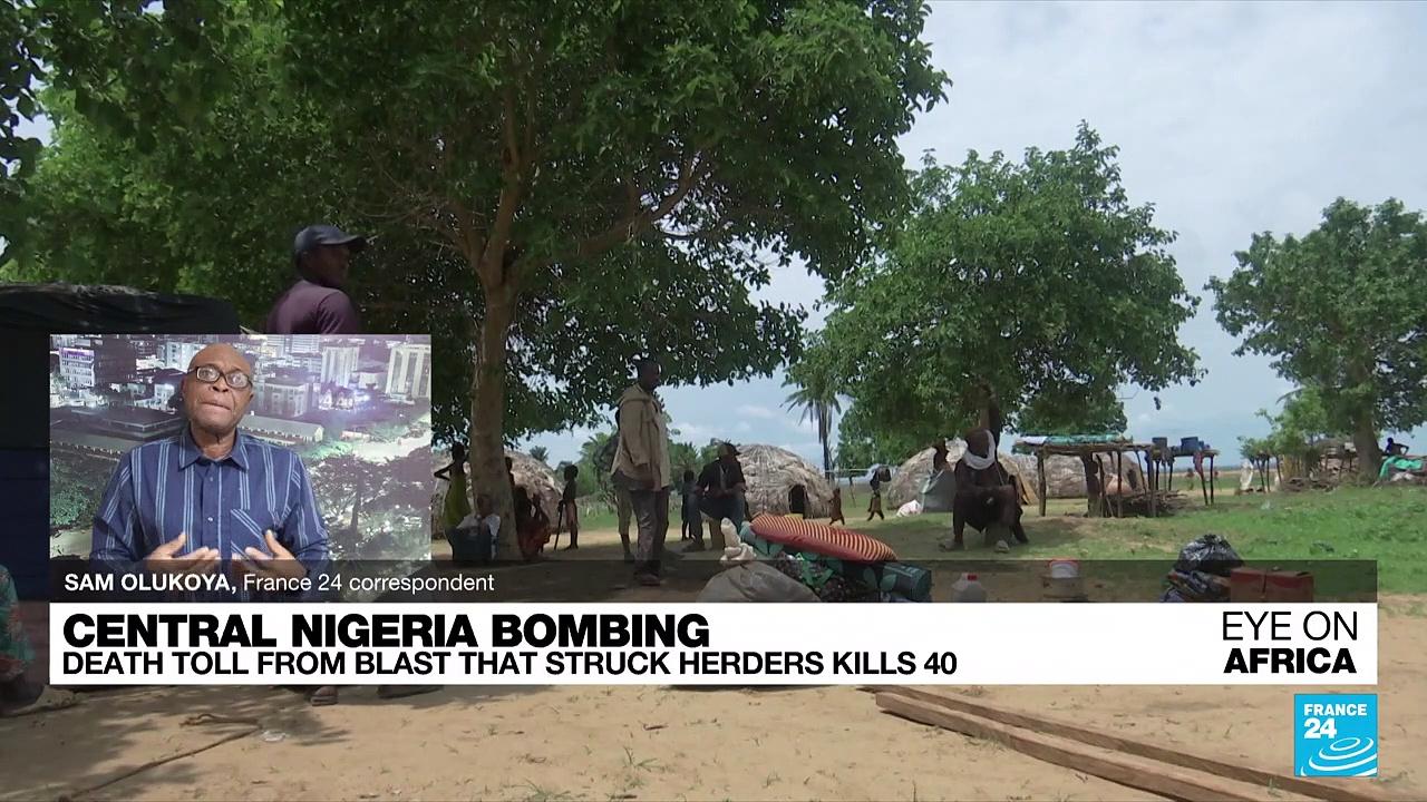 Toll from bombing in central Nigeria rises to 40