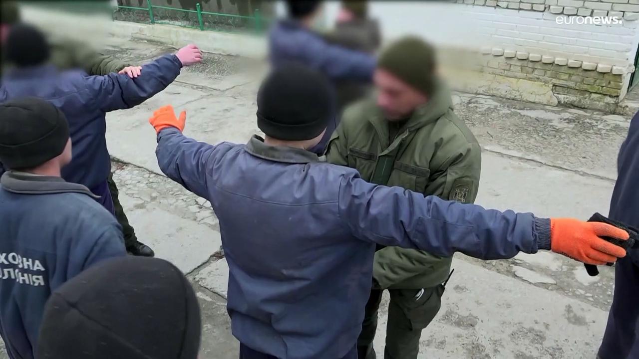 Behind the wire: Russian POWs being held in western Ukraine