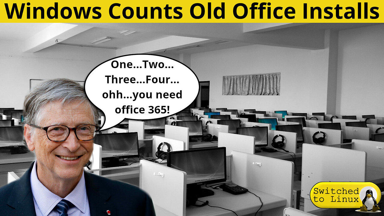 Microsoft Counting Old Office Installs