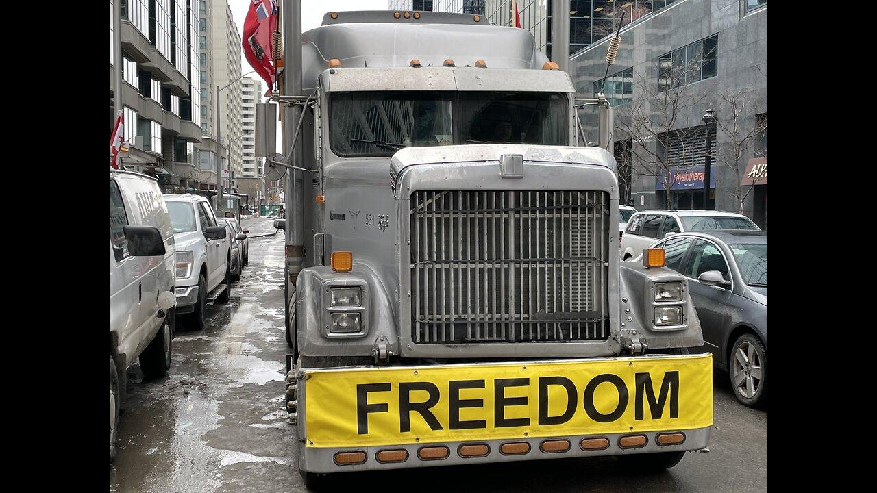 Celebrating the first anniversary of the Canada Freedom Convoy.