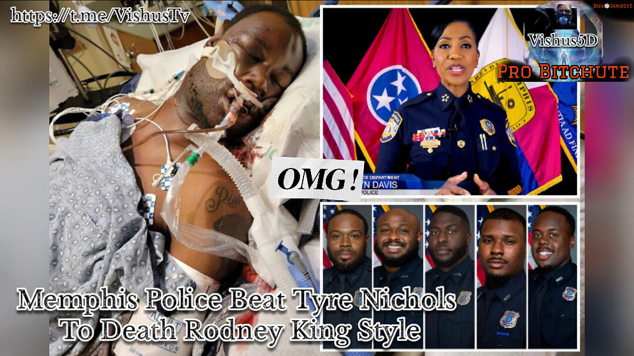 Memphis Police 🚔 Beat Tyre Nichols To Death Rodney King Style... #VishusTv 📺