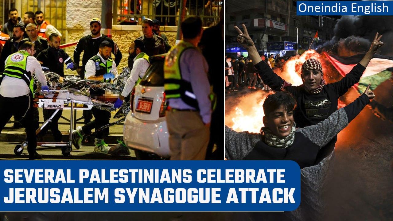 Jerusalem synagogue attack: 7 gunned down; many Palestinians celebrate | Oneindia News