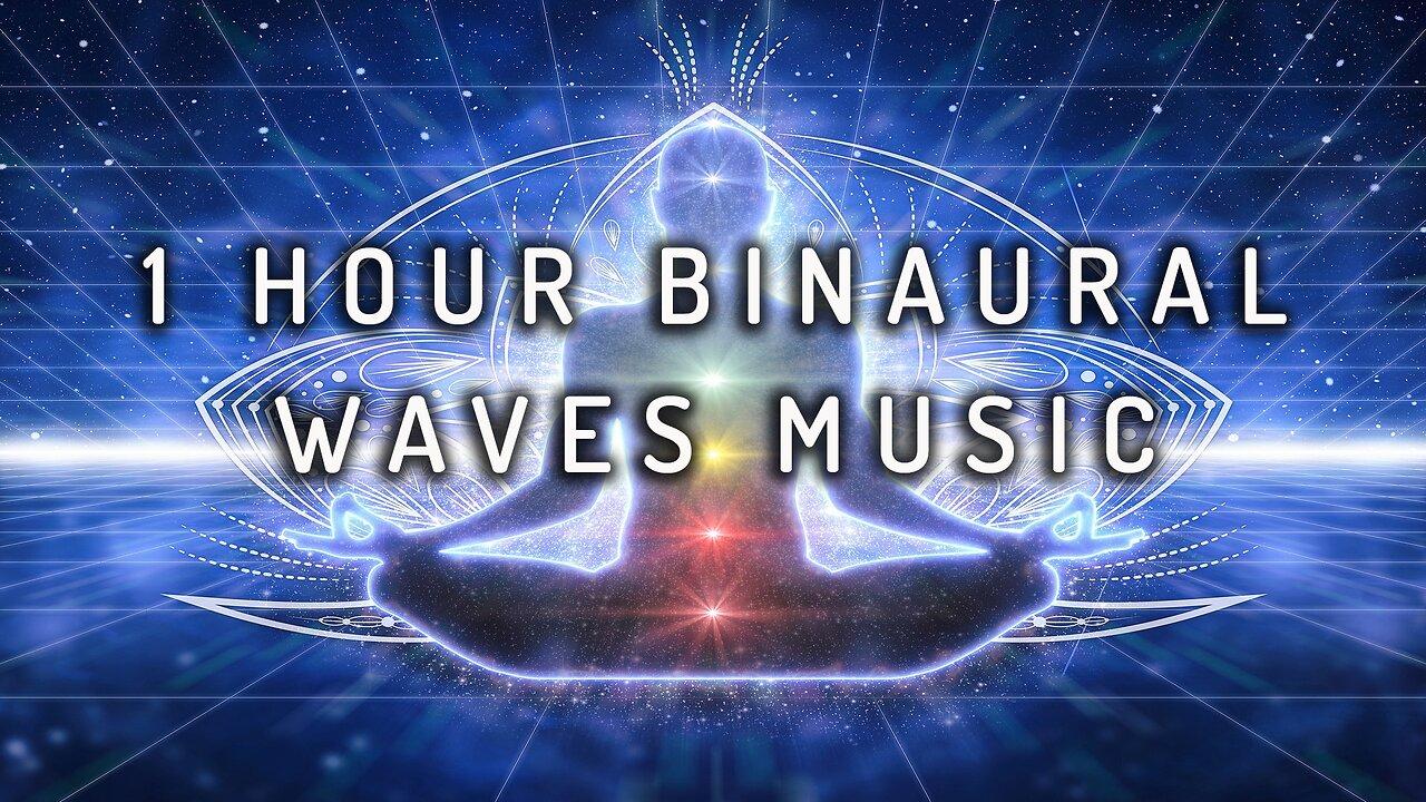 1 Hour Binaural Waves Relaxing Music - Decrease Anxiety 11Hz