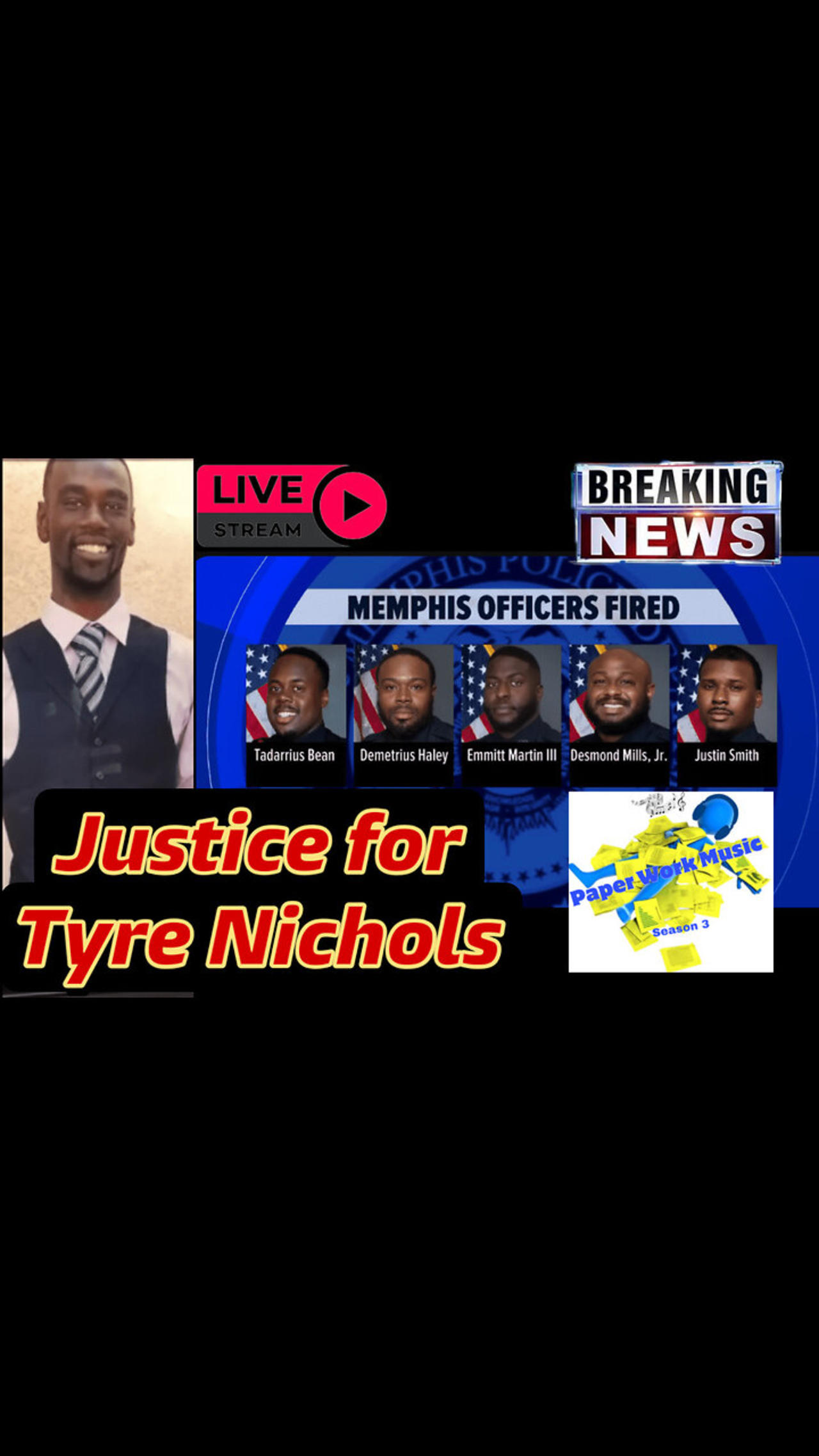 LIVE: Tyre Nichols FULL Video of Memphis Police Brutality/ PRESS CONFERENCE 1/27/23