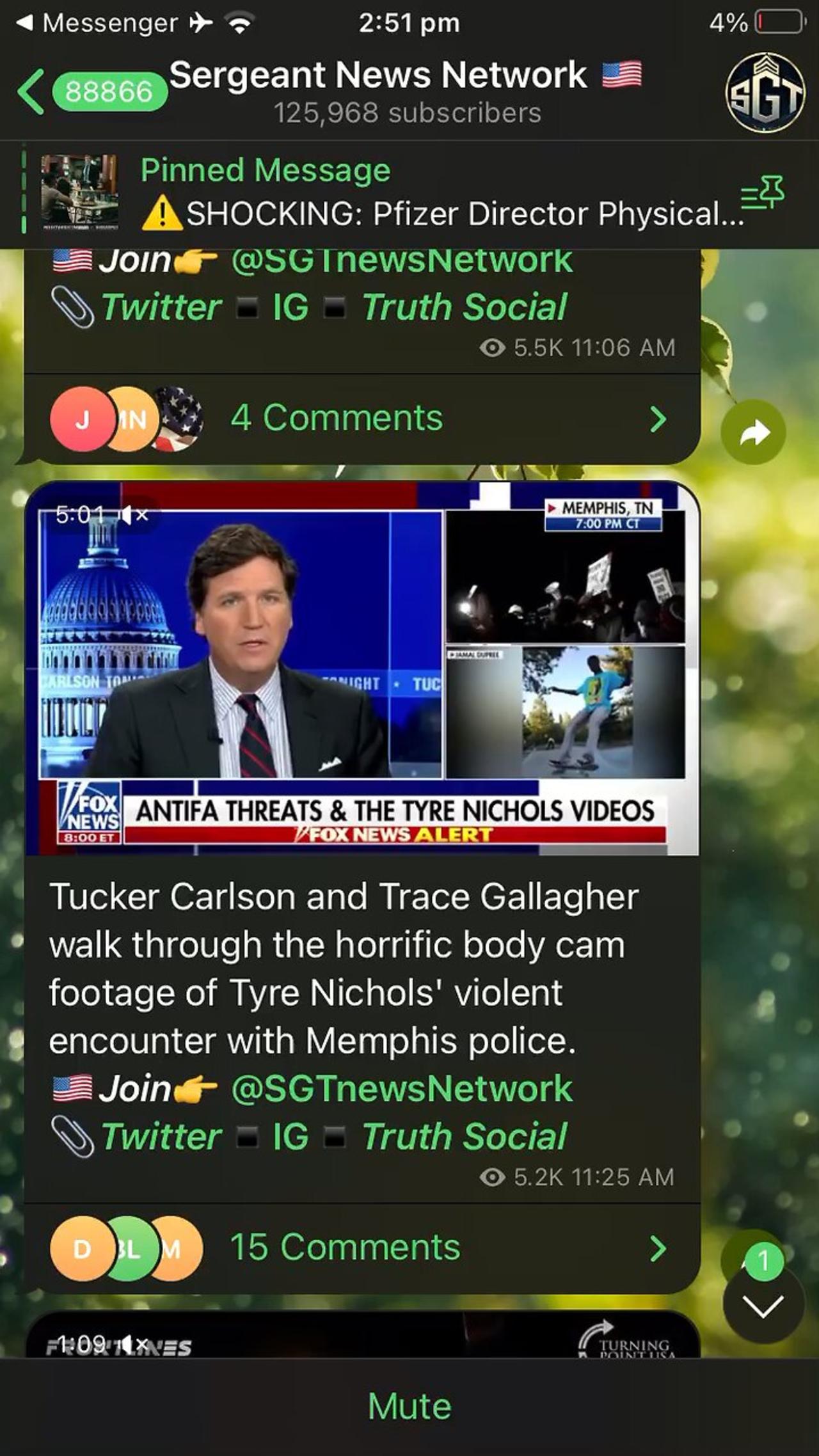 Tucker Carlson Fox News : body camera footage police : Memphis: Tyre Nichols