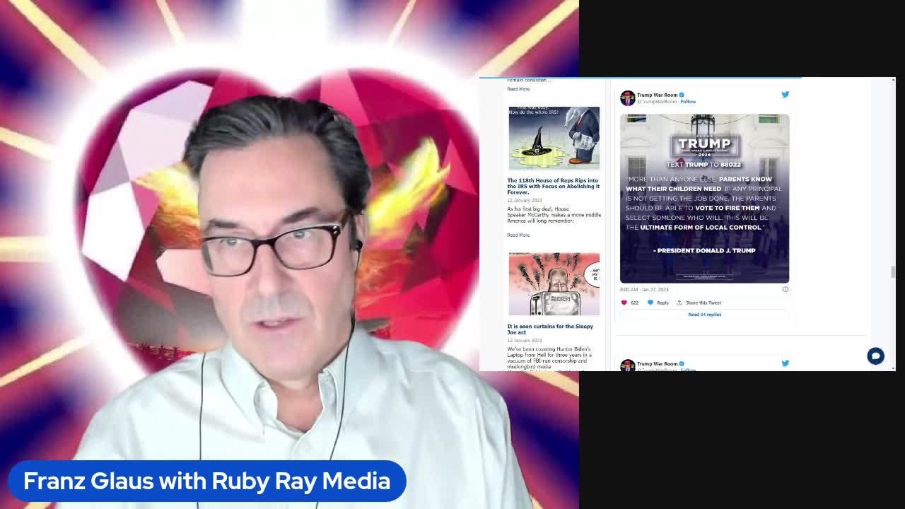 President Trump Goes on Offense in Week 4 - Ruby Ray Media Report with Franz Glaus #19