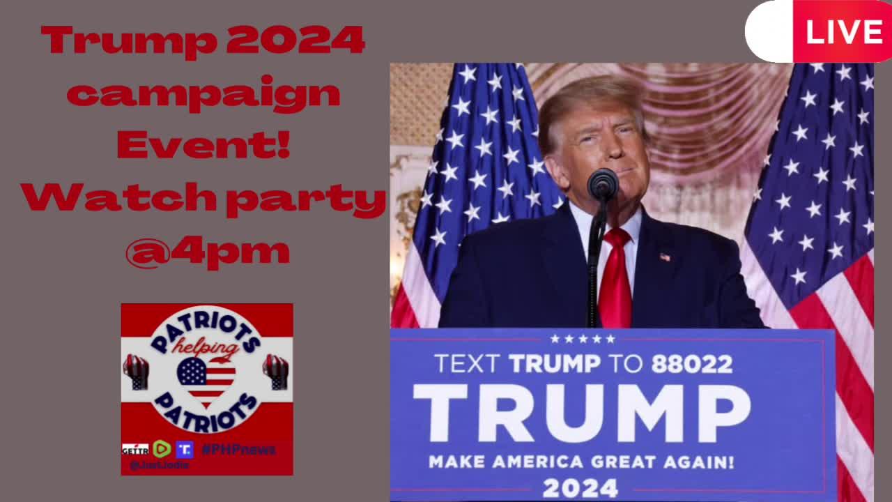 Trump 2024 LIVE Campaign Event in South Carolina! Jan 28th! RALLY TIME!