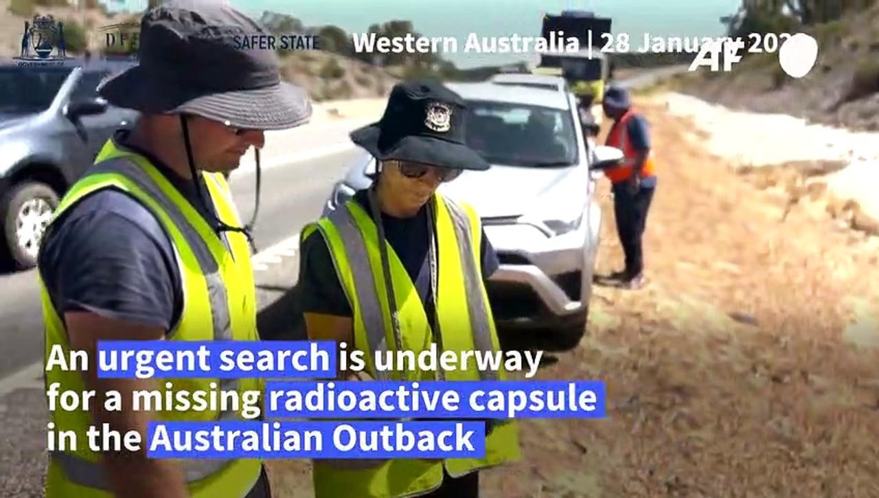 Missing radioactive capsule sparks search in Australia