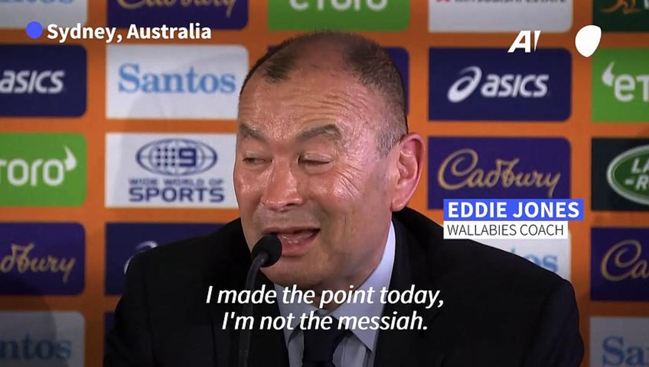 'I'm not the messiah', new Australia rugby coach Eddie Jones says